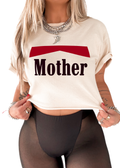 CROPPED VINTAGE MOTHER GRAPHIC TEE