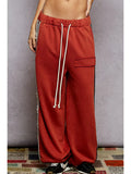 Side star knit pants