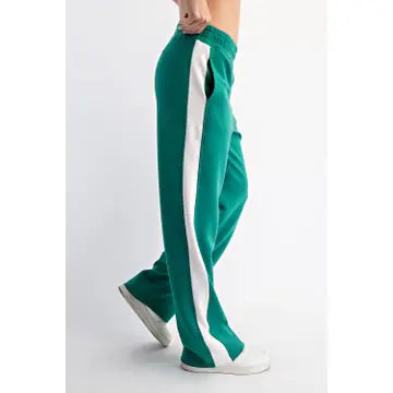 Retro stripe pants