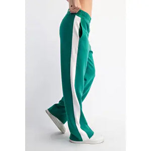 Retro stripe pants