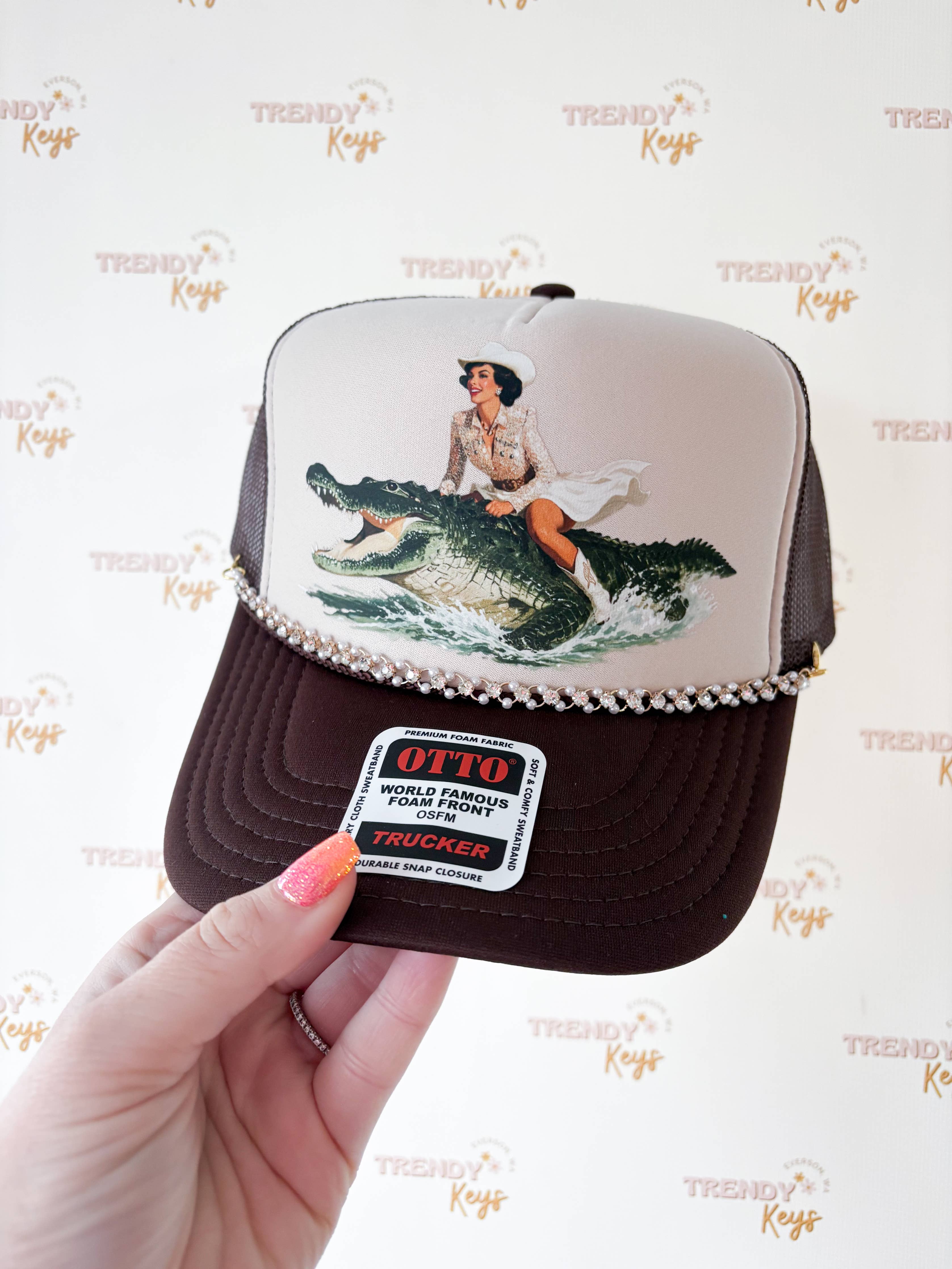 Gator Girl Trucker Hat