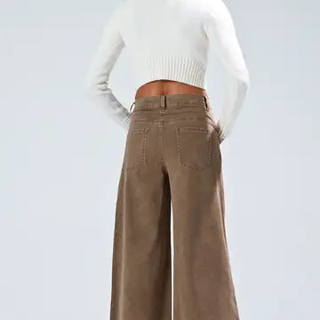 Mocha wide leg pants