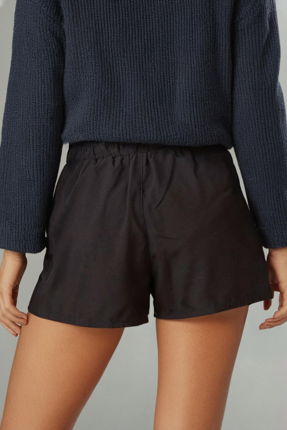 Striped Detail Athleisure Shorts