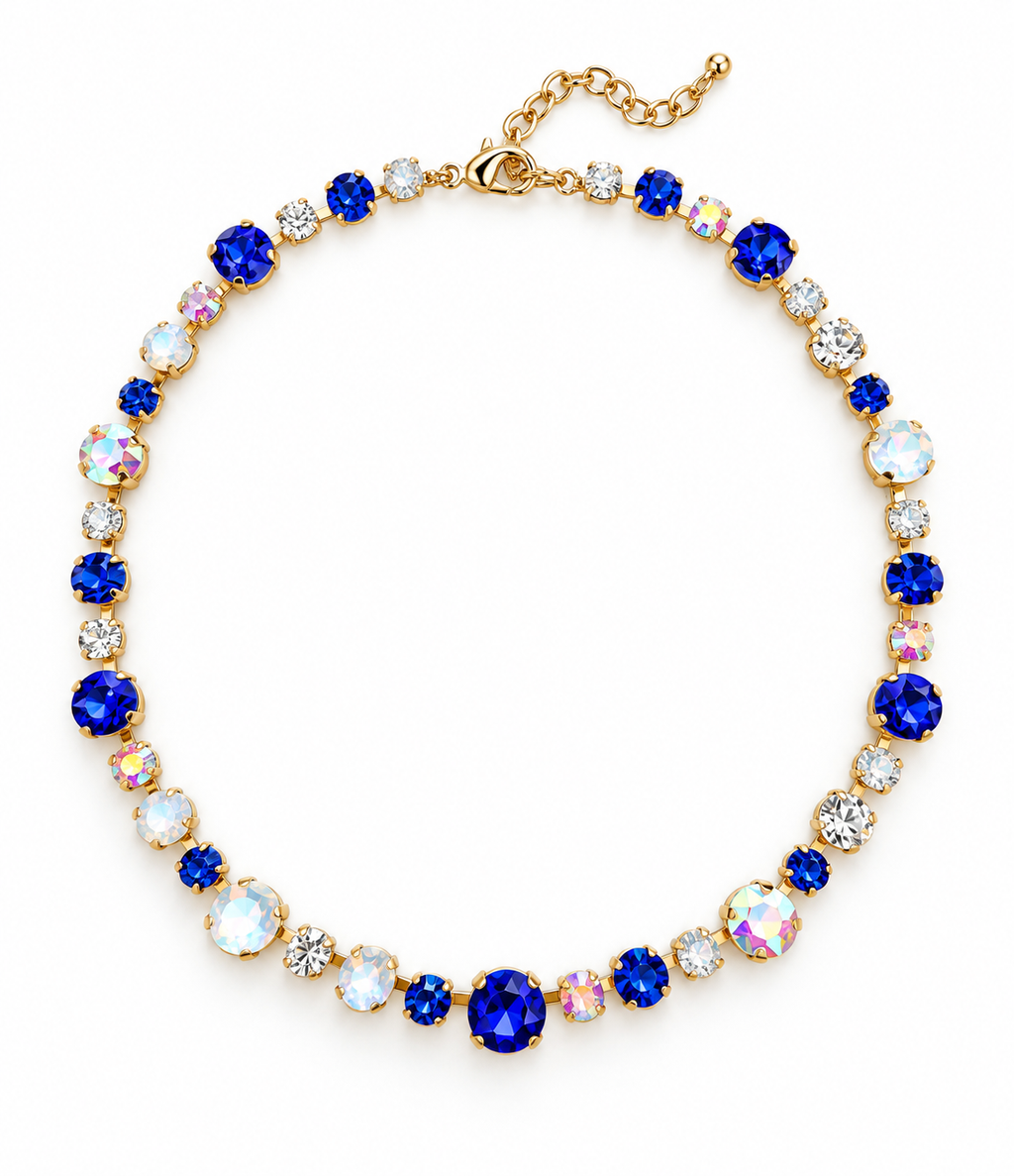 Blue Game Day Necklace