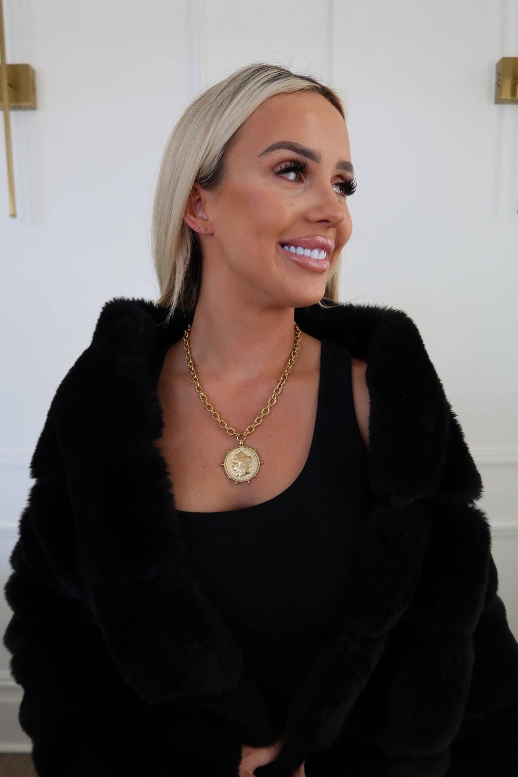 GOLD COIN NECKLACE