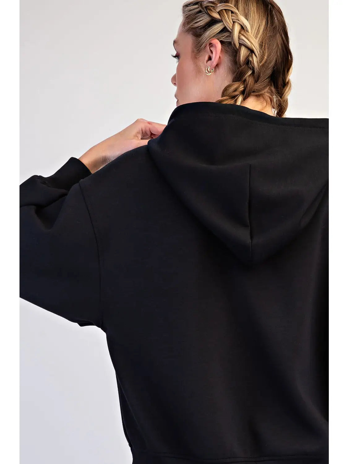 Luxe piping hoodie set