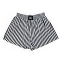 BLACK STRIPED BOXER SHORT