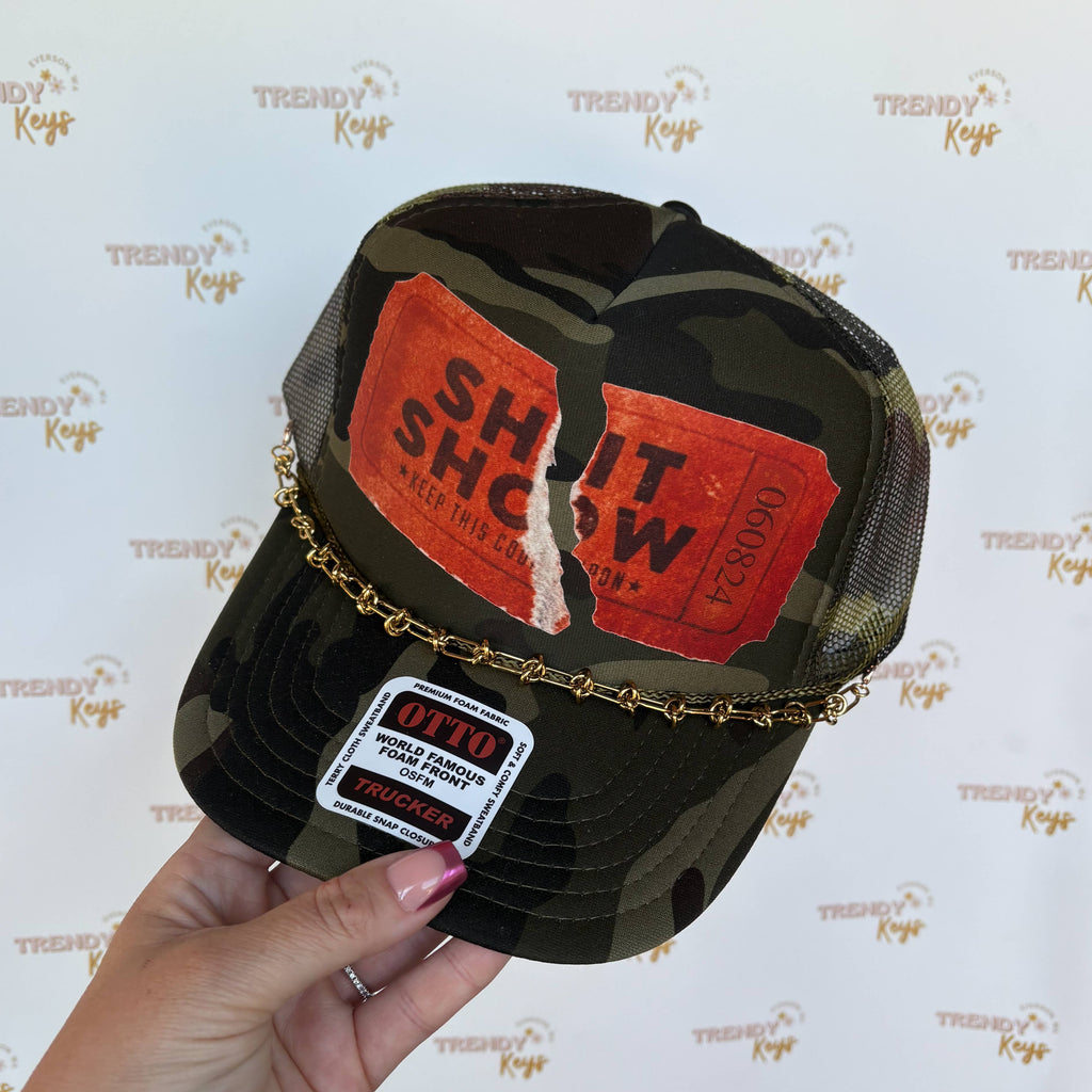 Ticket to the Sh!t Show Trucker Hat 