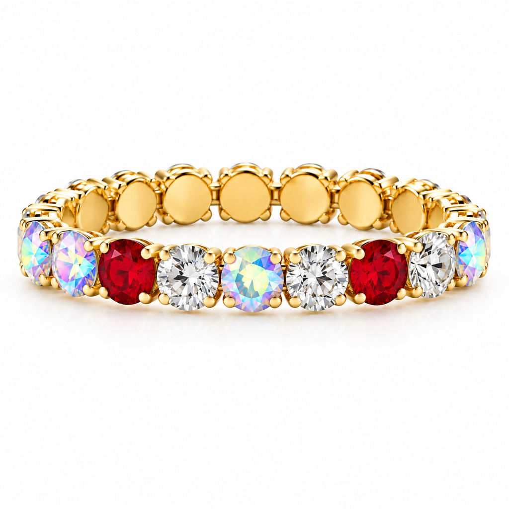 Red Game Day Bracelet