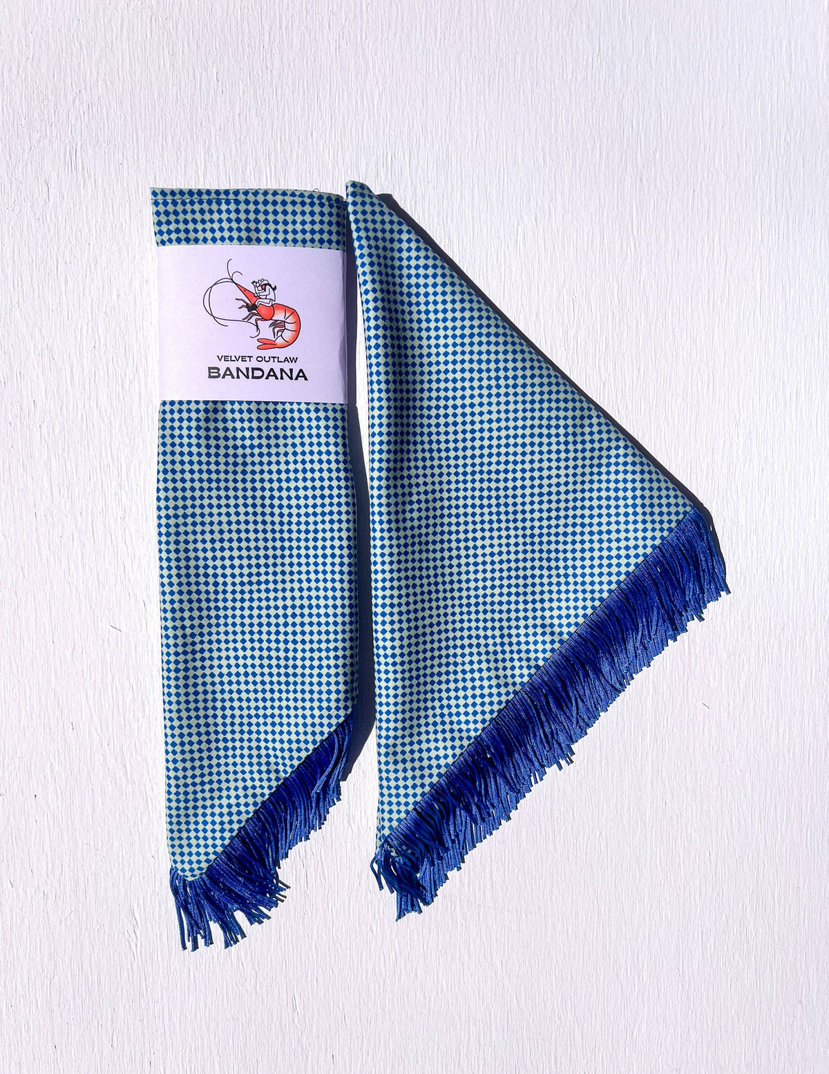 Stars & Checks Fringe Bandanas