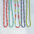 Lettie Seed Bead Necklace: Navy