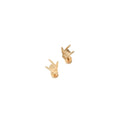 I Love You Stud Earrings - Hypoallergenic, Flat Back, Girl