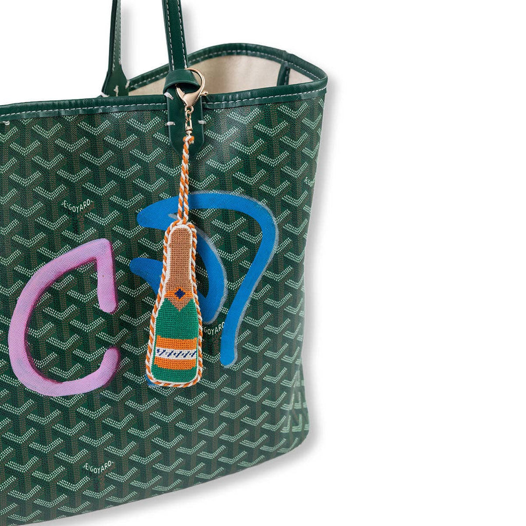 Champagne Bottle - Bag Charm