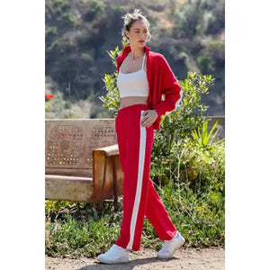 Retro stripe pants