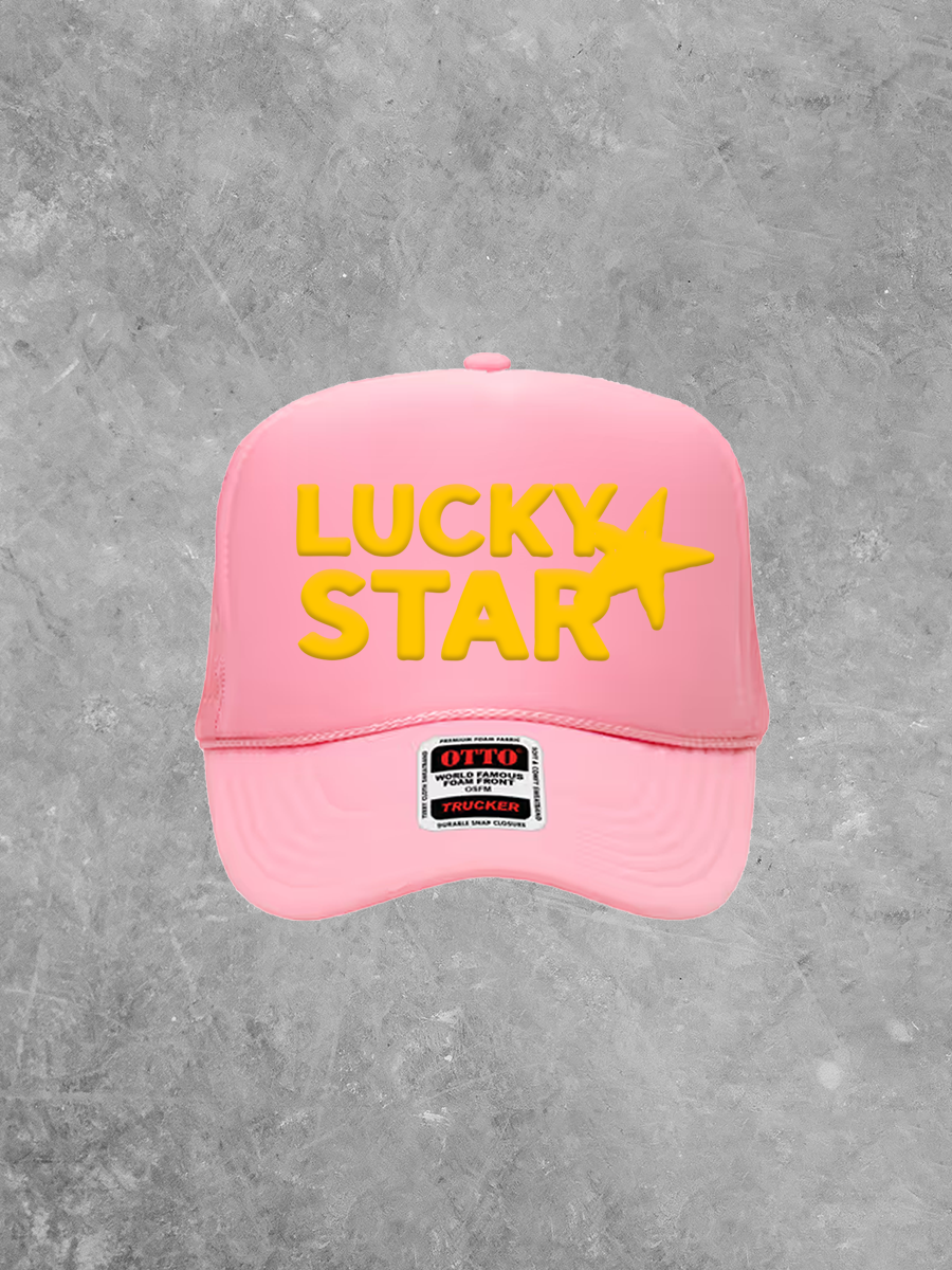 Lucky Star, Western Gold Puff Summer Trucker Hat