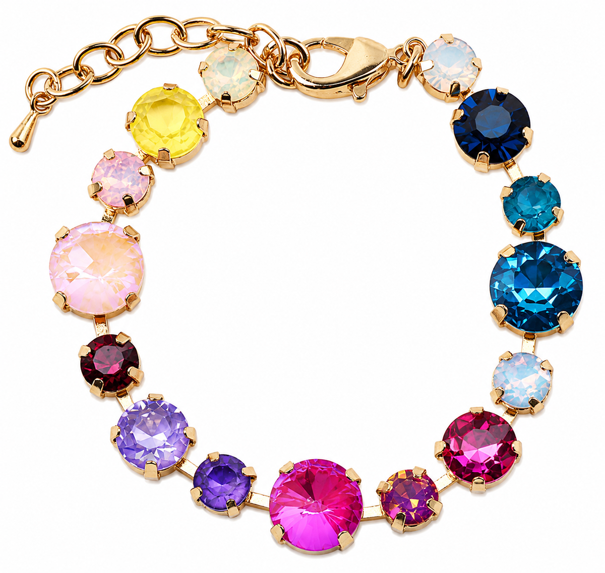 Rainbow Tennis Bracelet