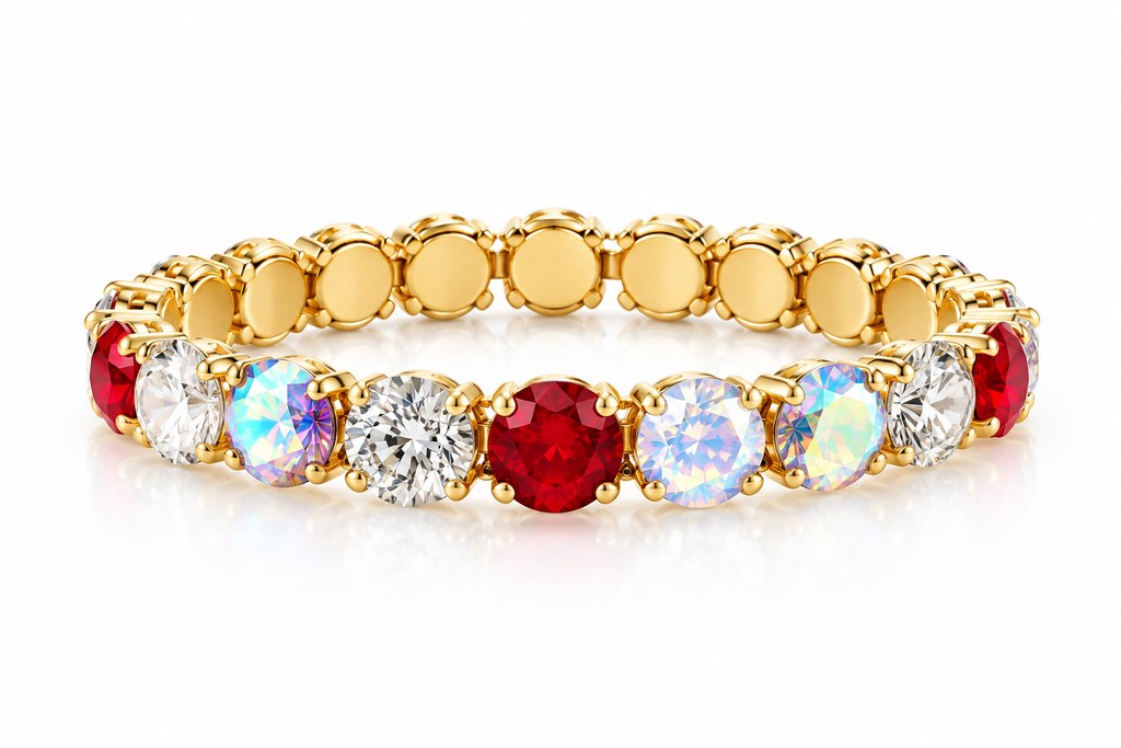 Red Game Day Bracelet