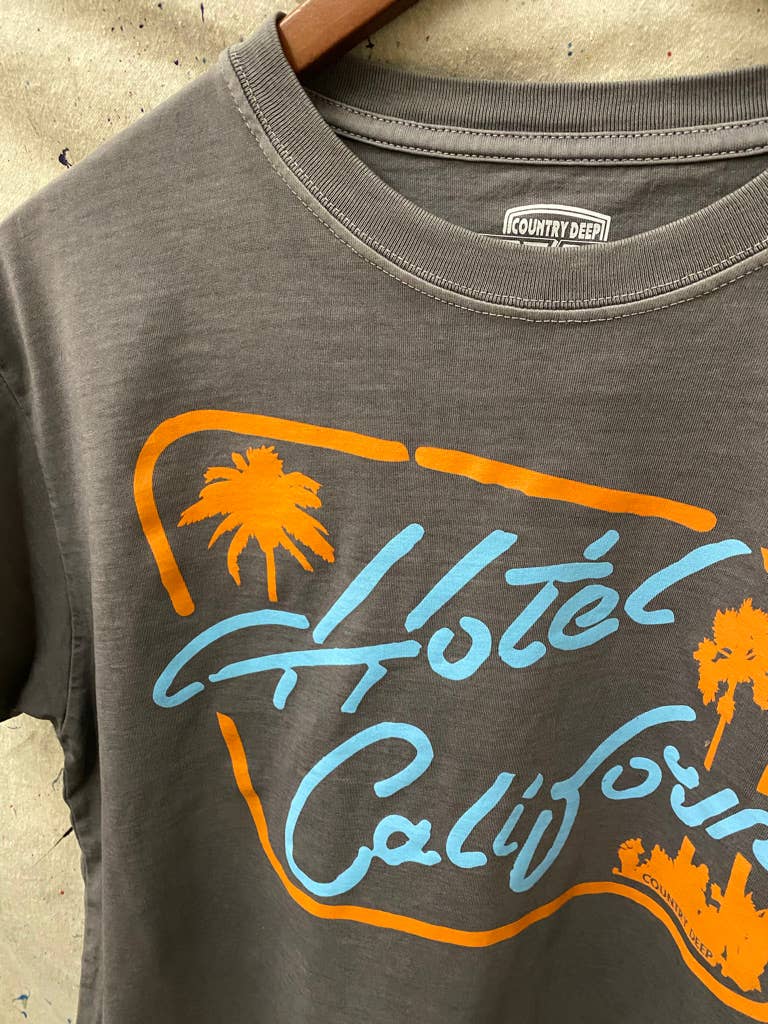 Hotel California Vintage Relaxed Crop T-shirt