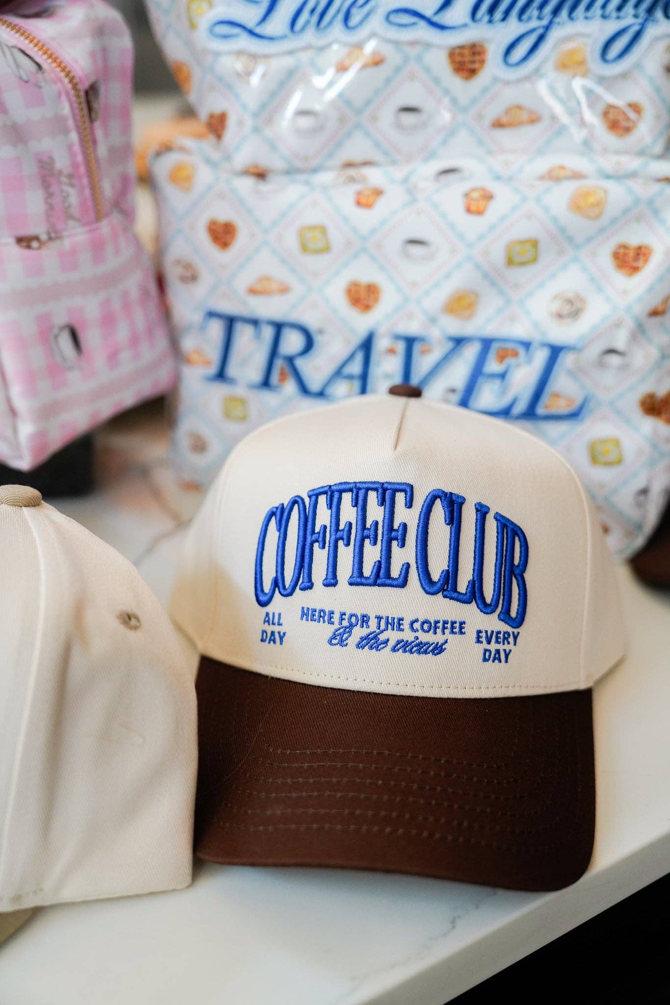 Coffee Club - Brown Vintage Trucker Hat