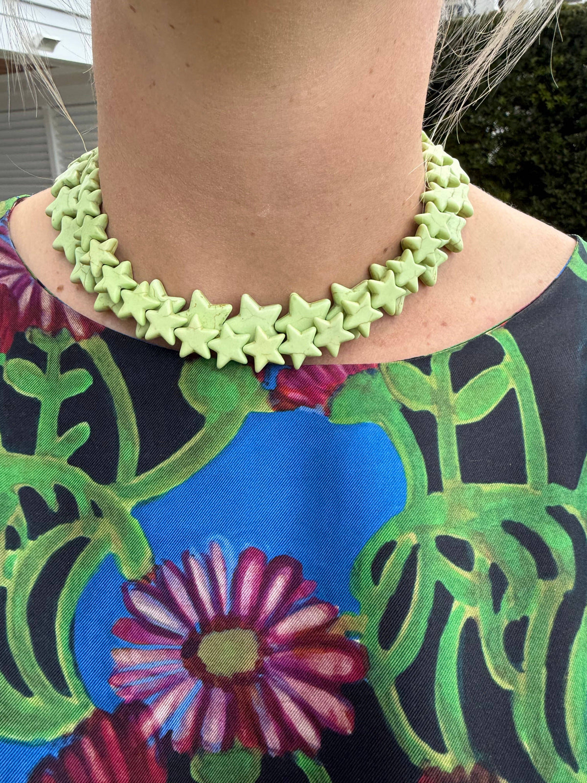 Star Necklace - Small - Green