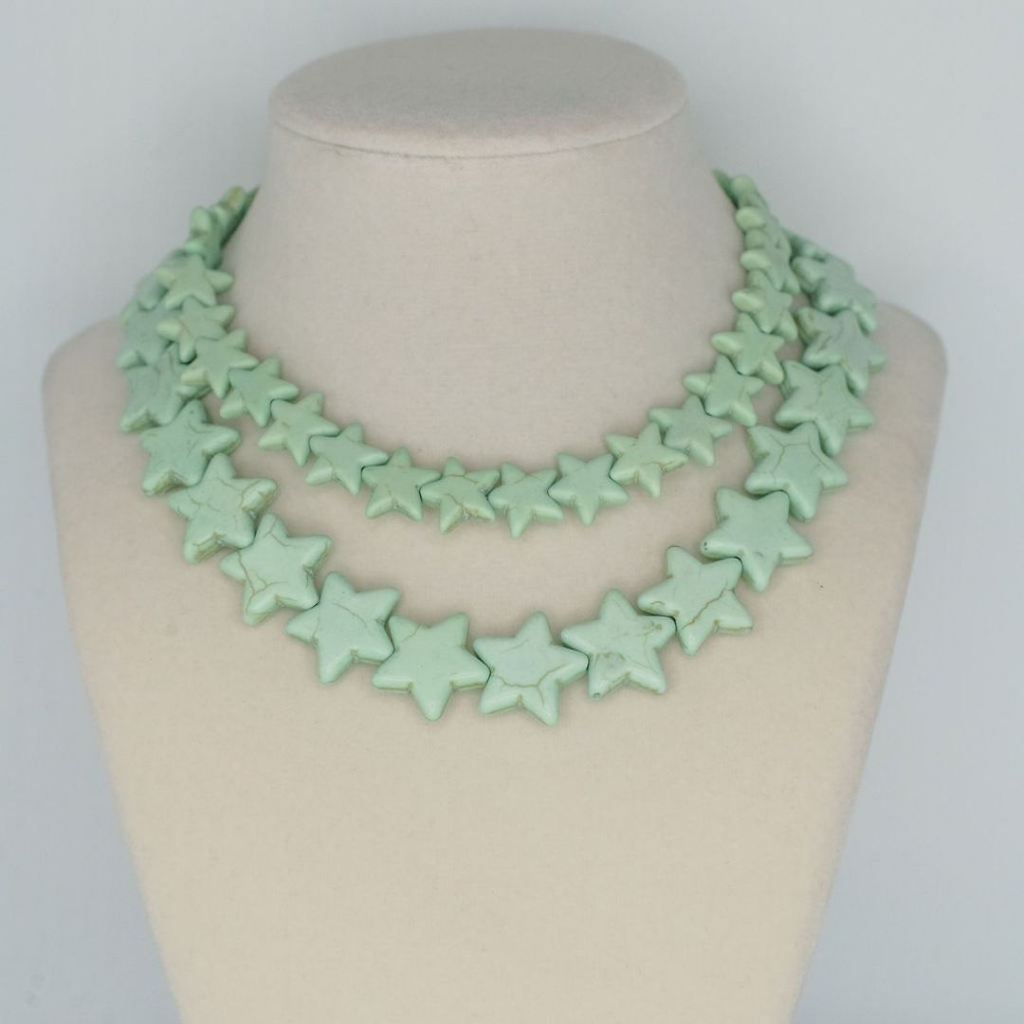 Star Necklace - Small - Green