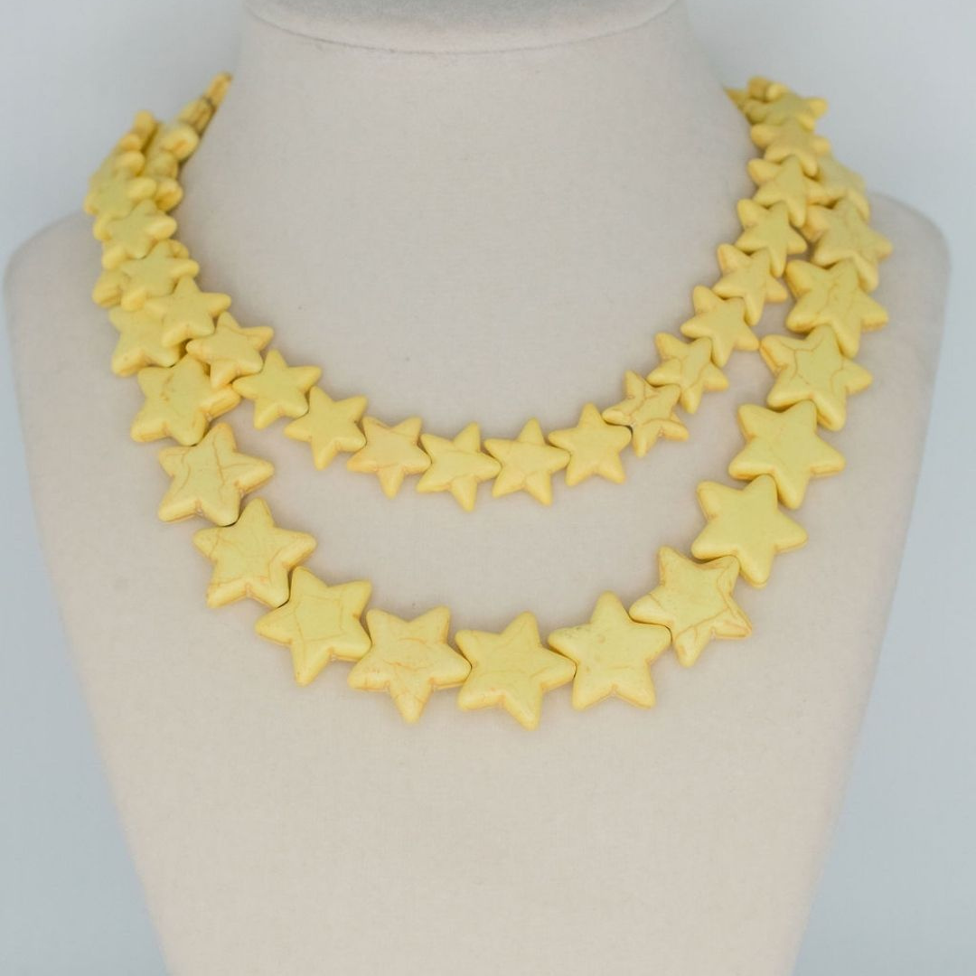 Star Necklace - Large - Yellow