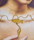 Gold Fish Bolo Tie