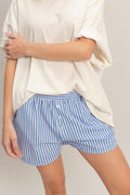 Striped boxer shorts