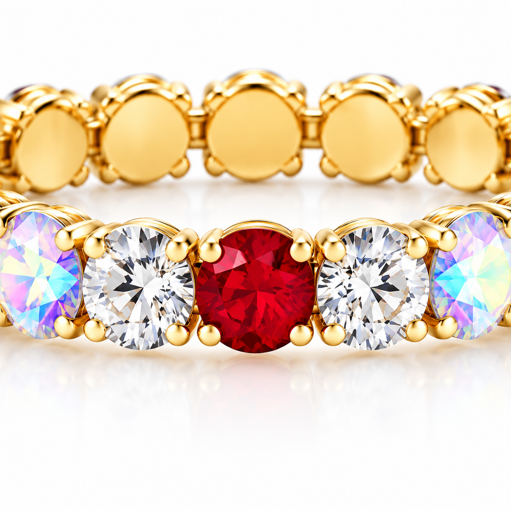 Red Game Day Bracelet