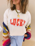 Star studded lucky graphic tee