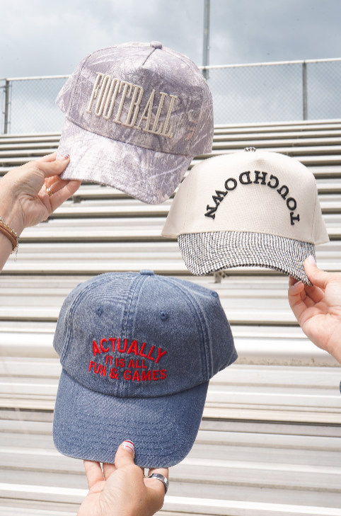 Touchdown - Black/White Houndstooth Hat