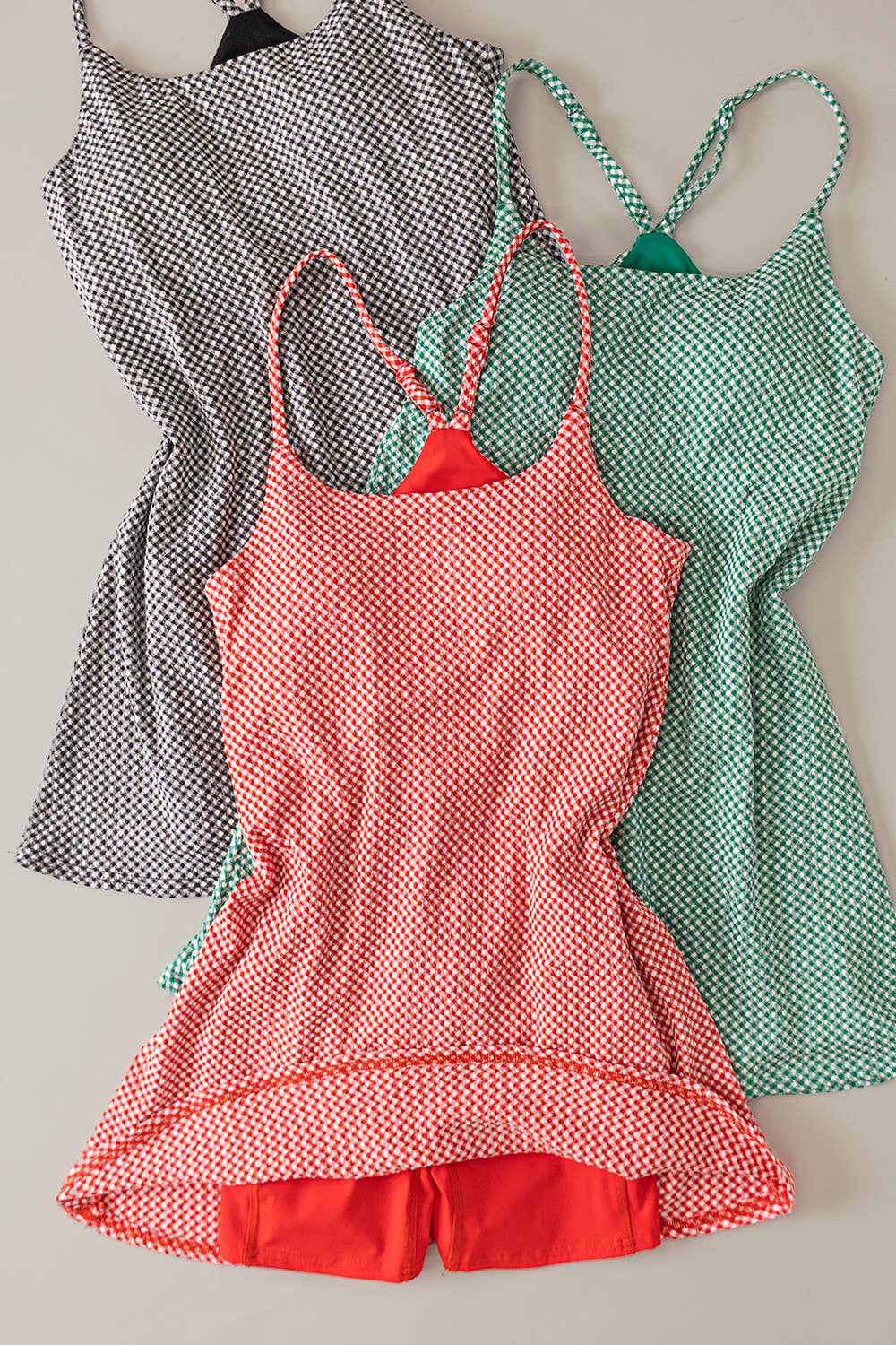 Checkered Activewear Tennis Dress