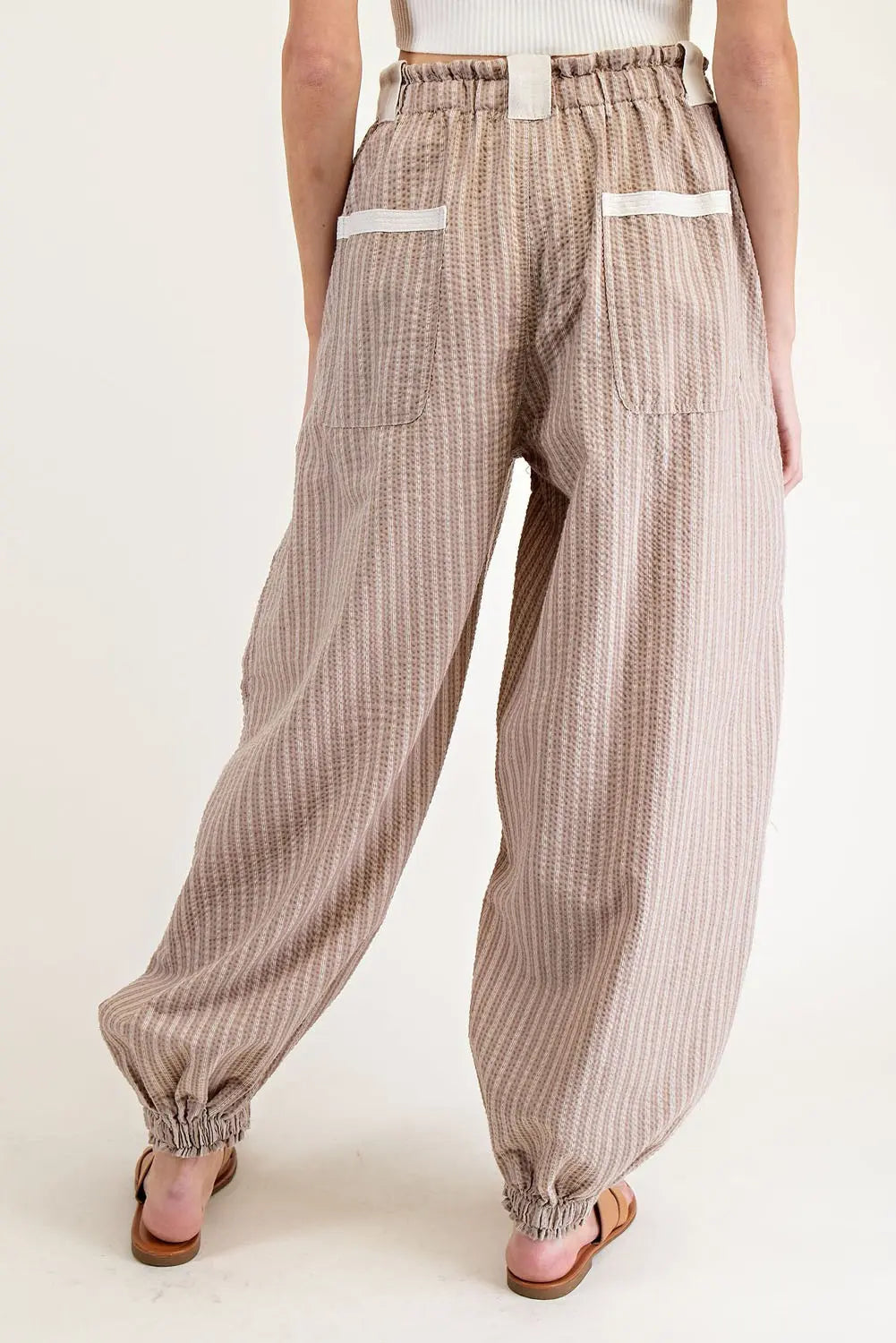 Drawstring jogger pants