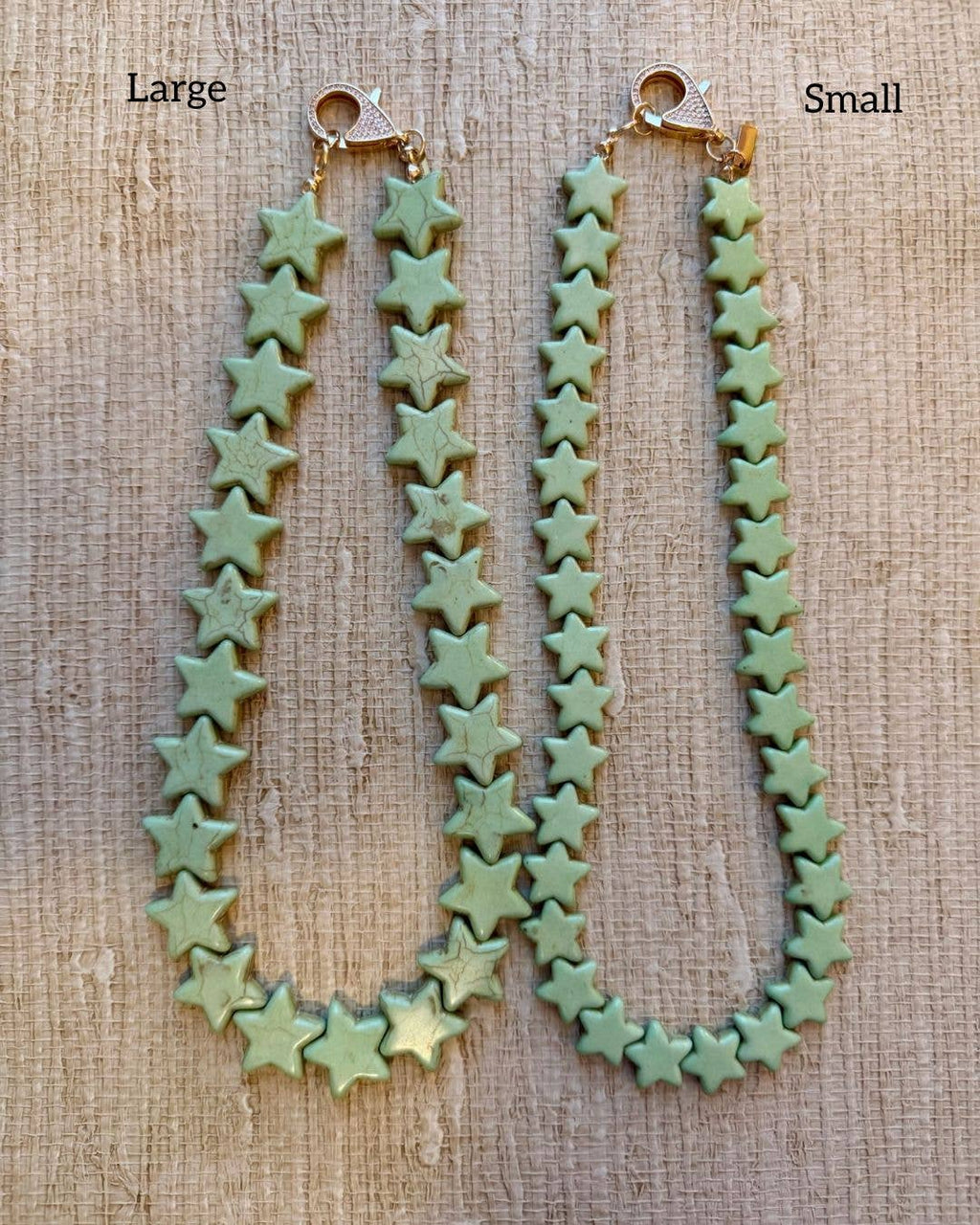 Star Necklace - Small - Green
