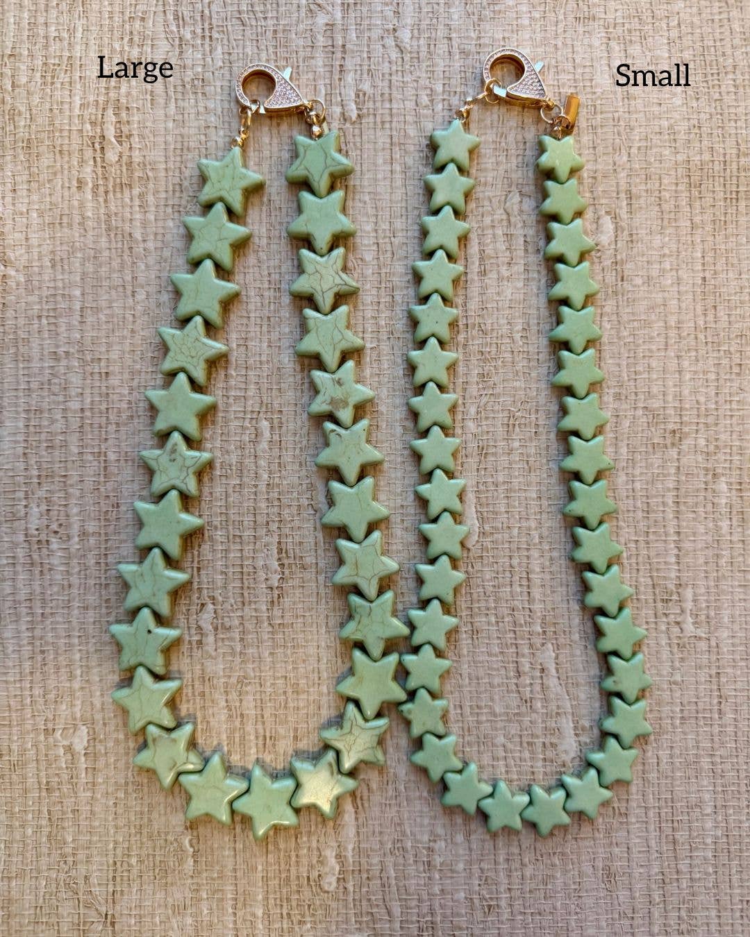 Star Necklace - Small - Green