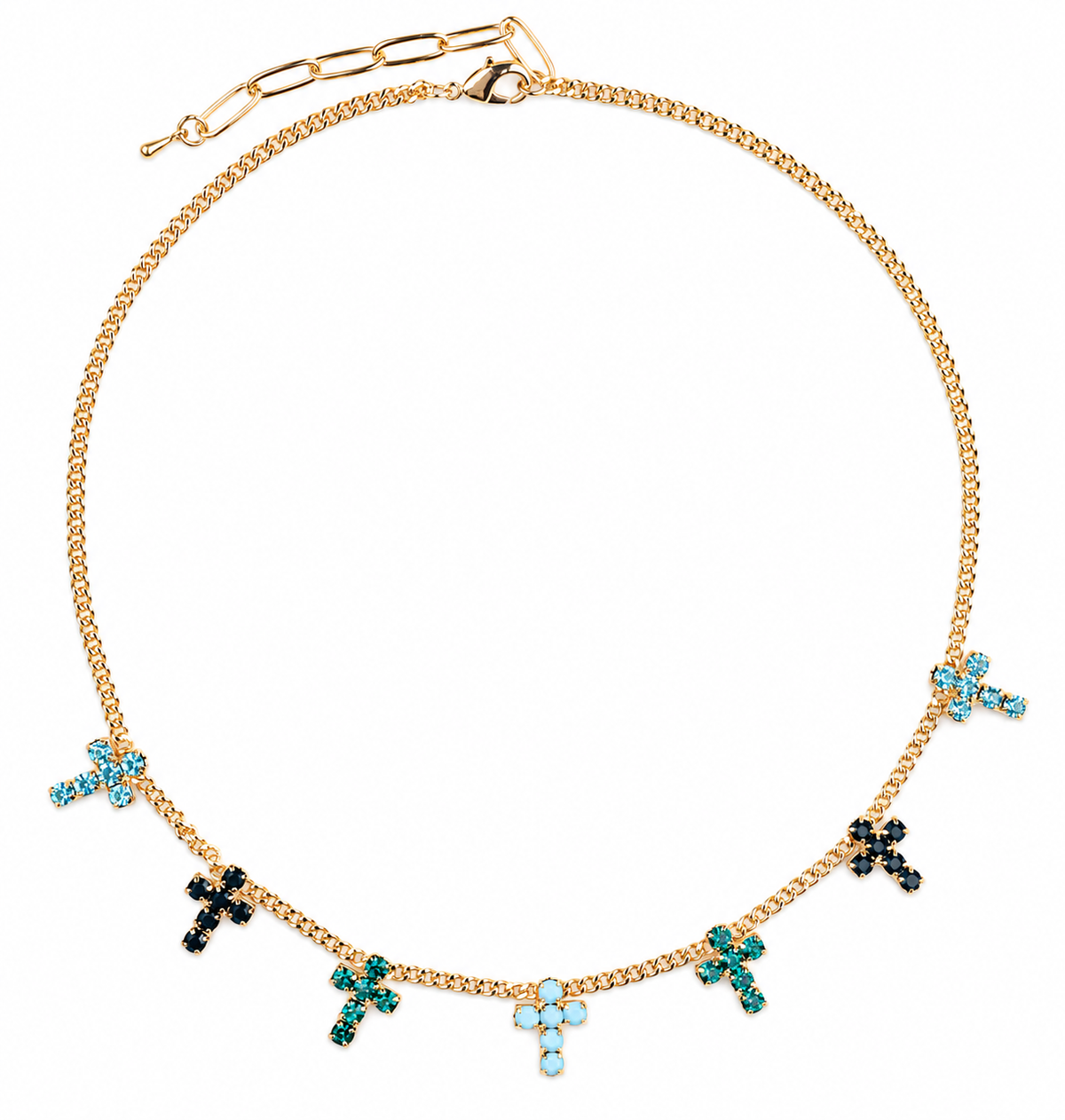Turquoise Cross Necklace