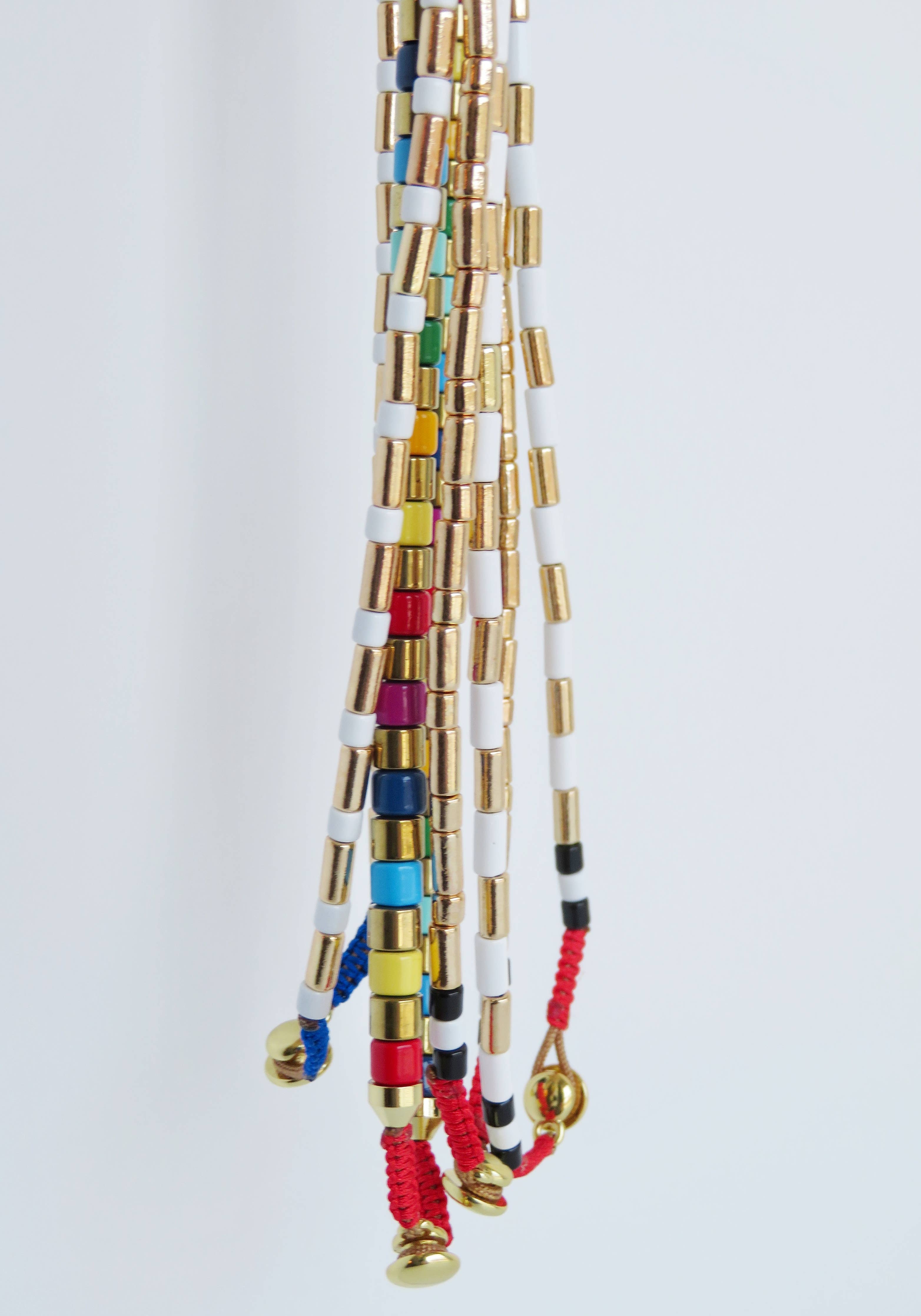 Enamel Tube Necklaces