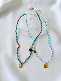 Minimalistic protection beaded necklace