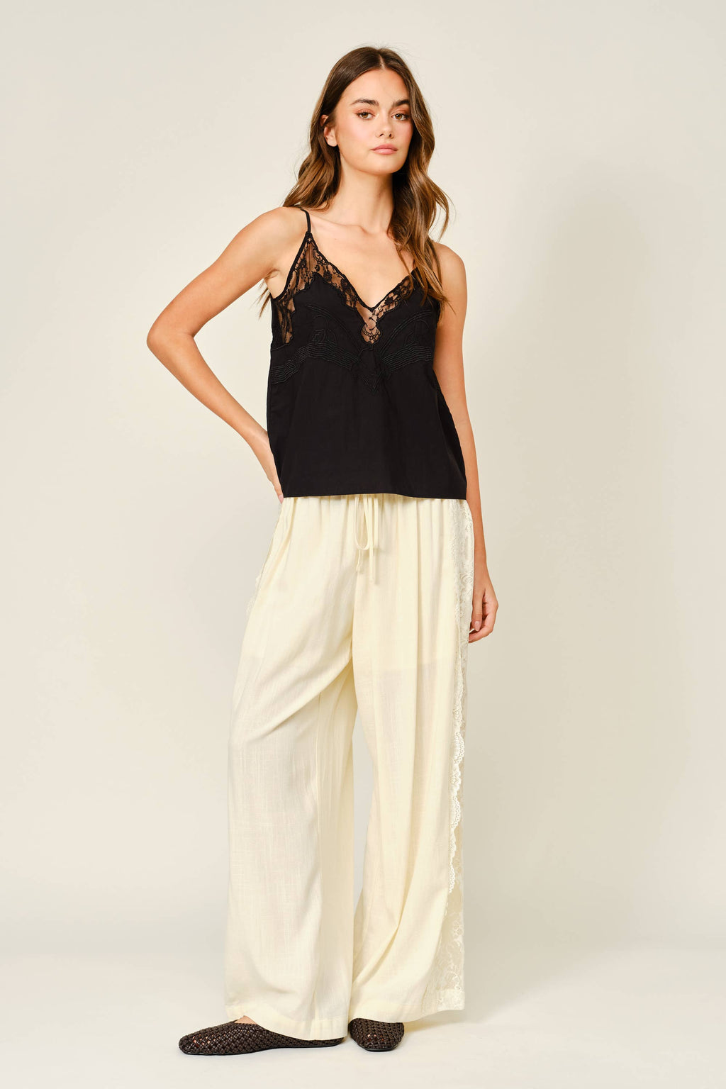 LACE DETAIL CAMI