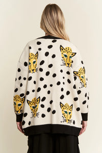 Cheetahlicious cardigan