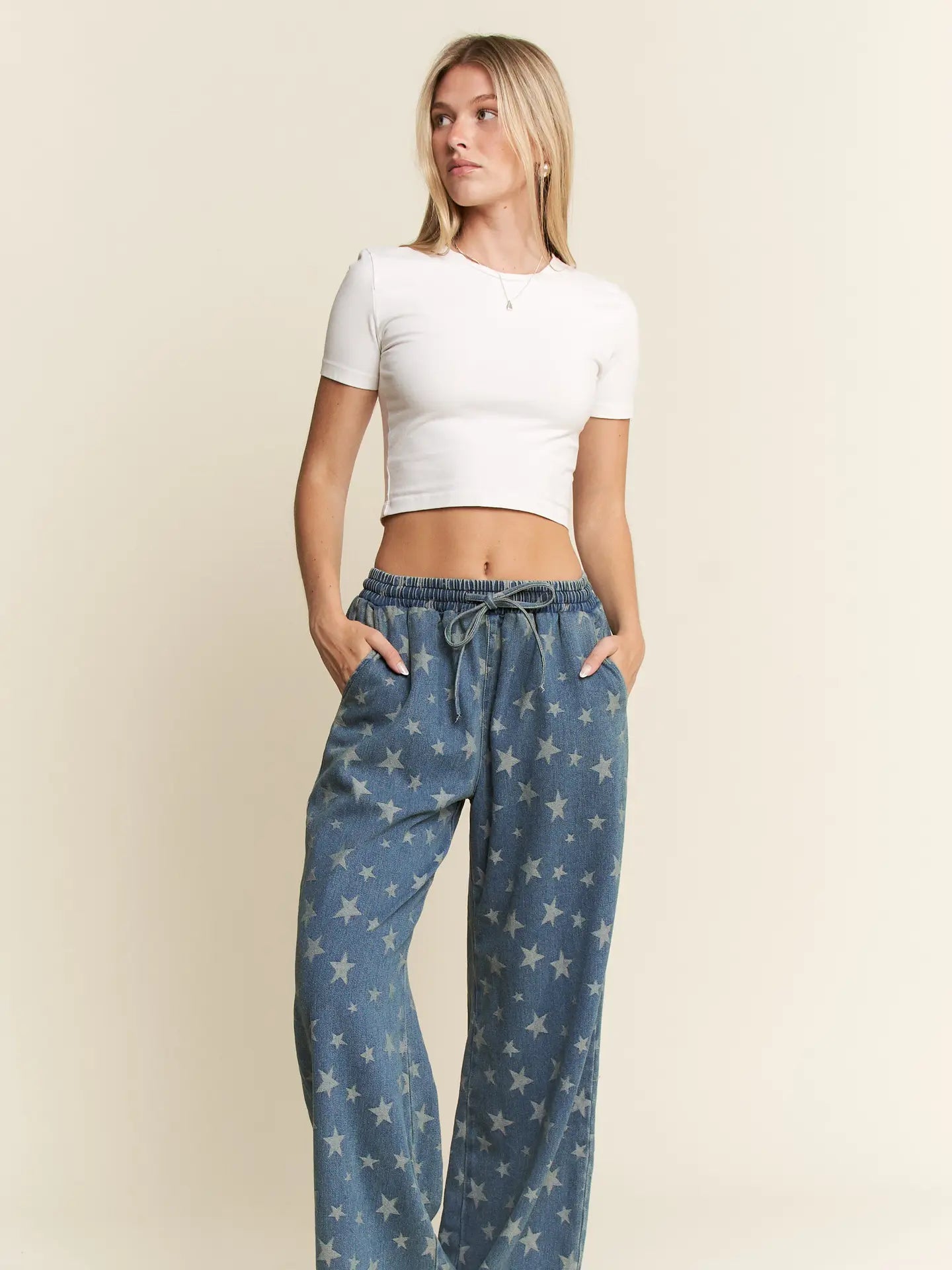 Star spangled sweatpants