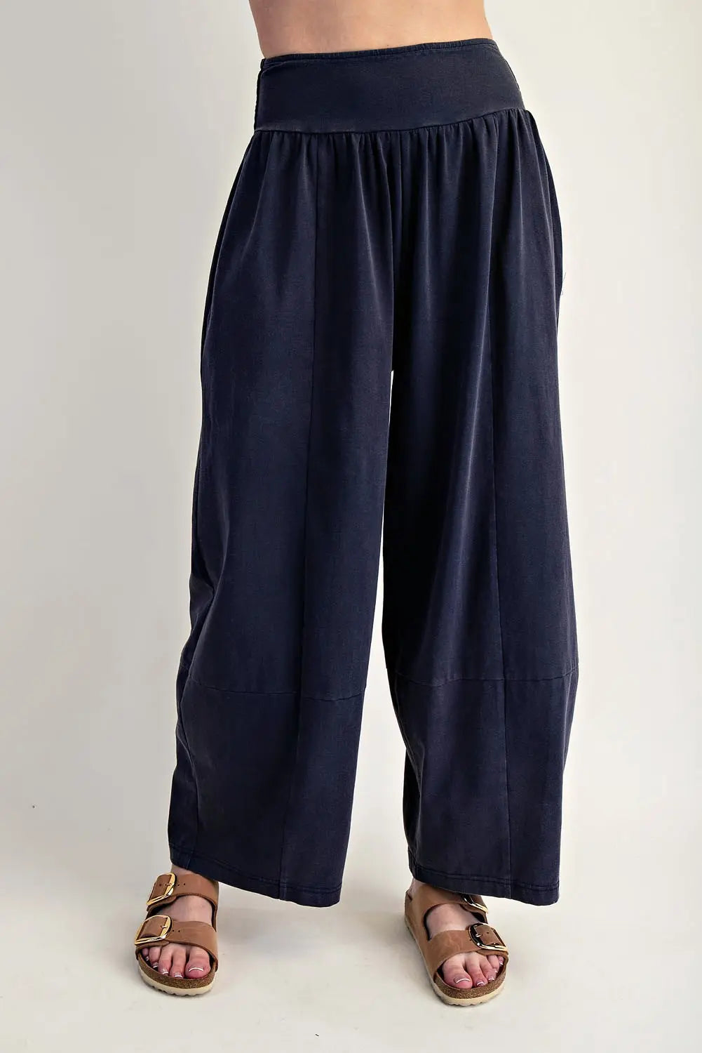 Mineral wash wide leg set