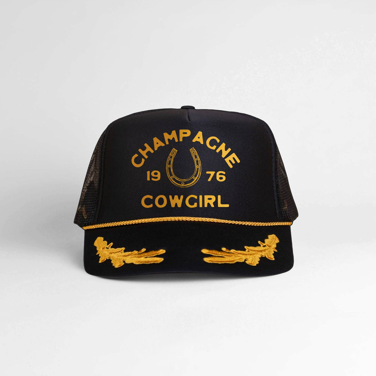 Champagne Cowgirl Trucker Hat