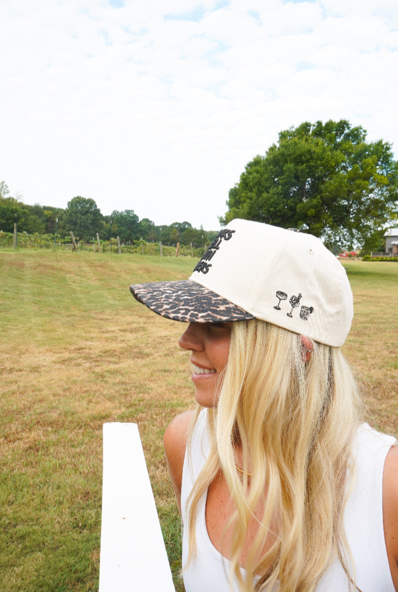 Drinks Well with Others - Luxe Leopard Trucker Hat