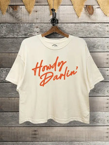 Howdy Darlin' Cropped Tee