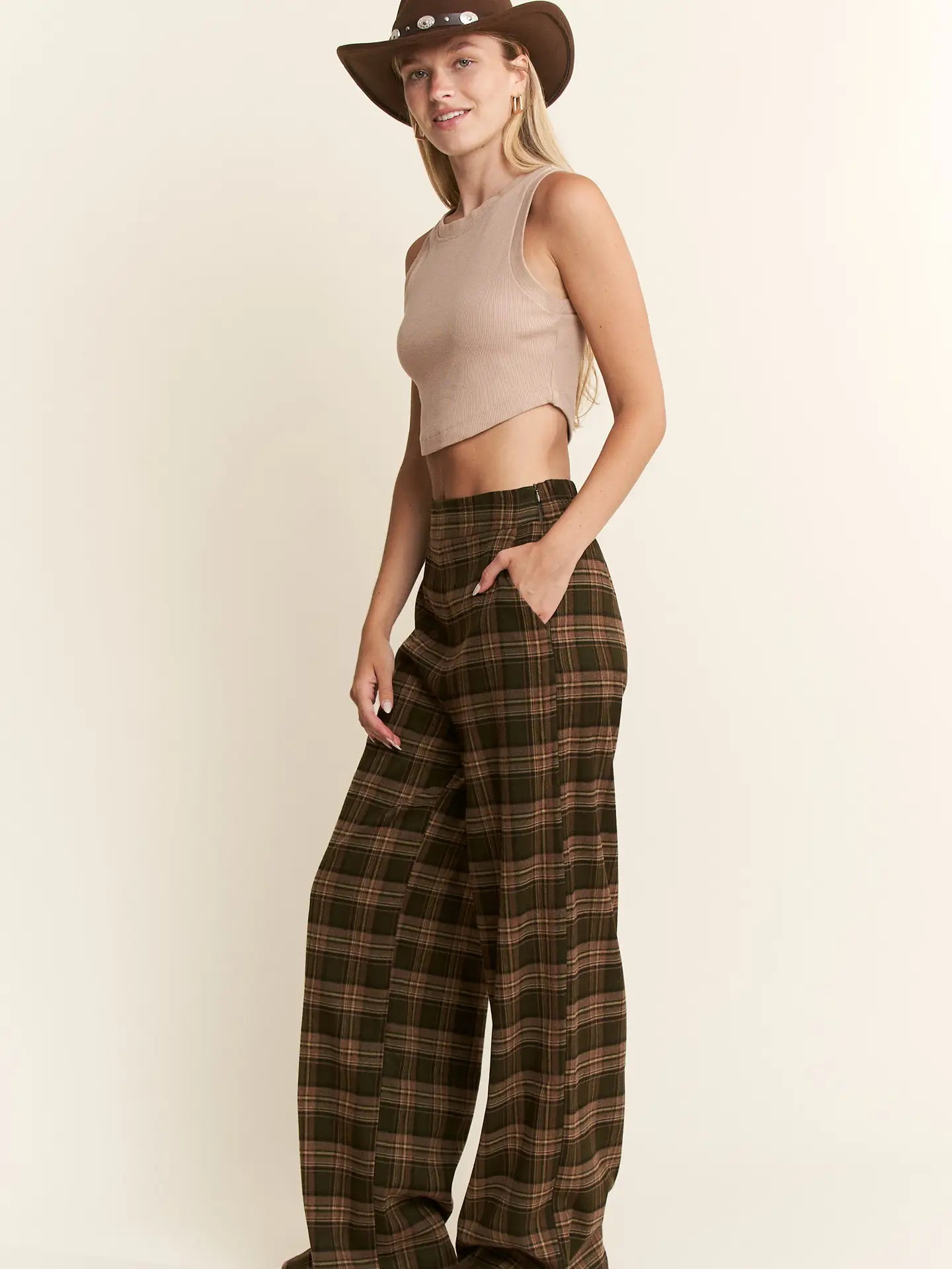Plaid Dress Pant
