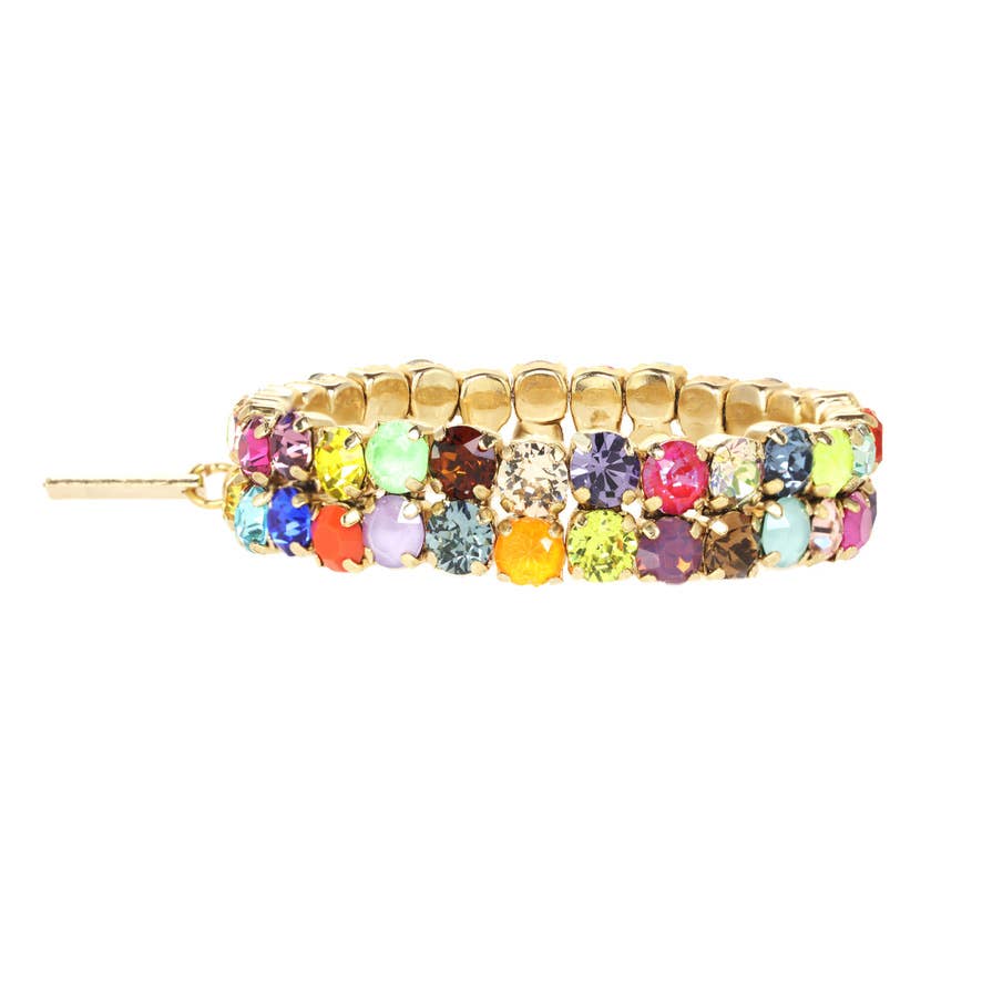 Olivia 2 Strand Mini Stretch Bracelet