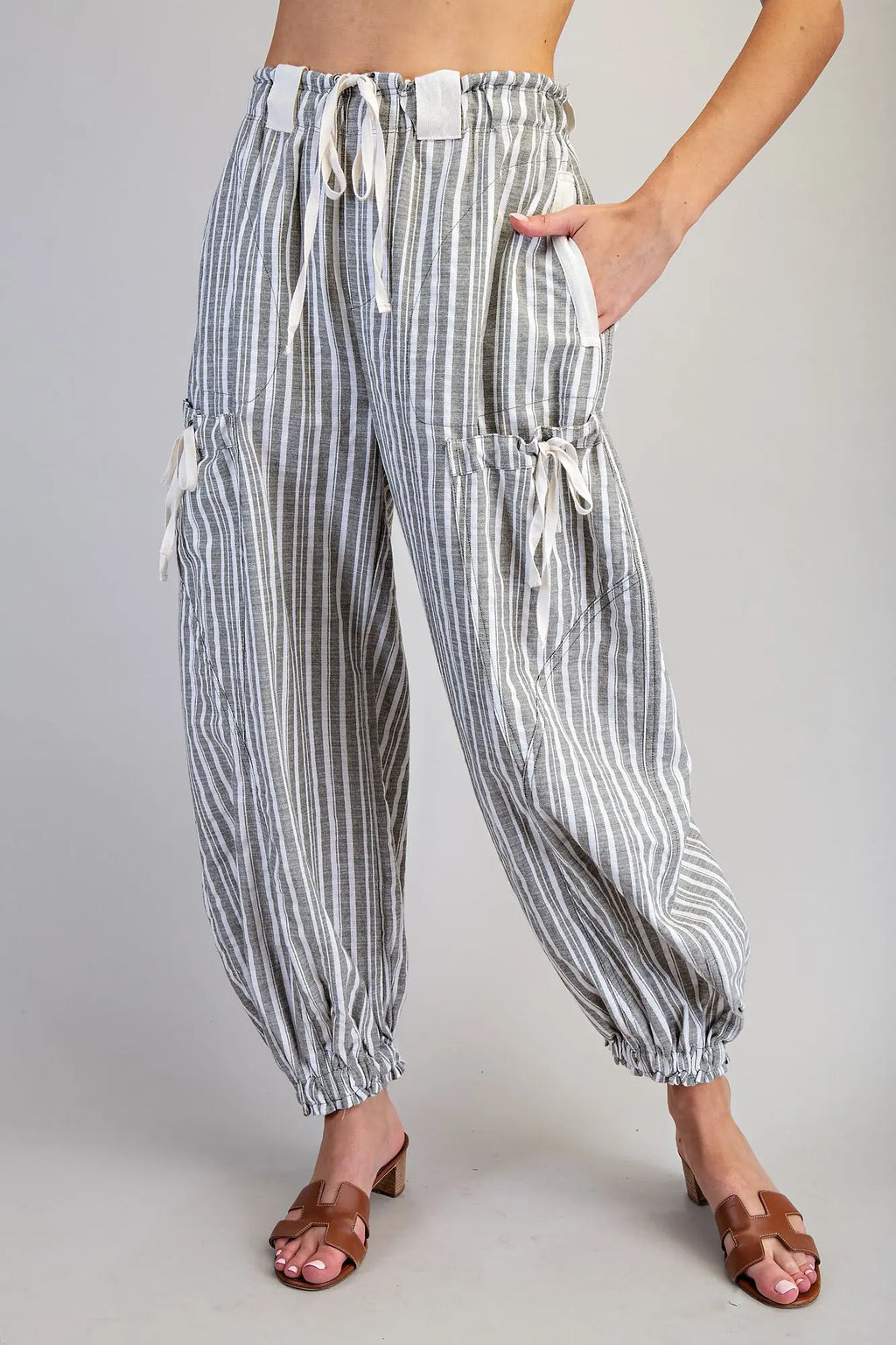 Stripped jogger pants