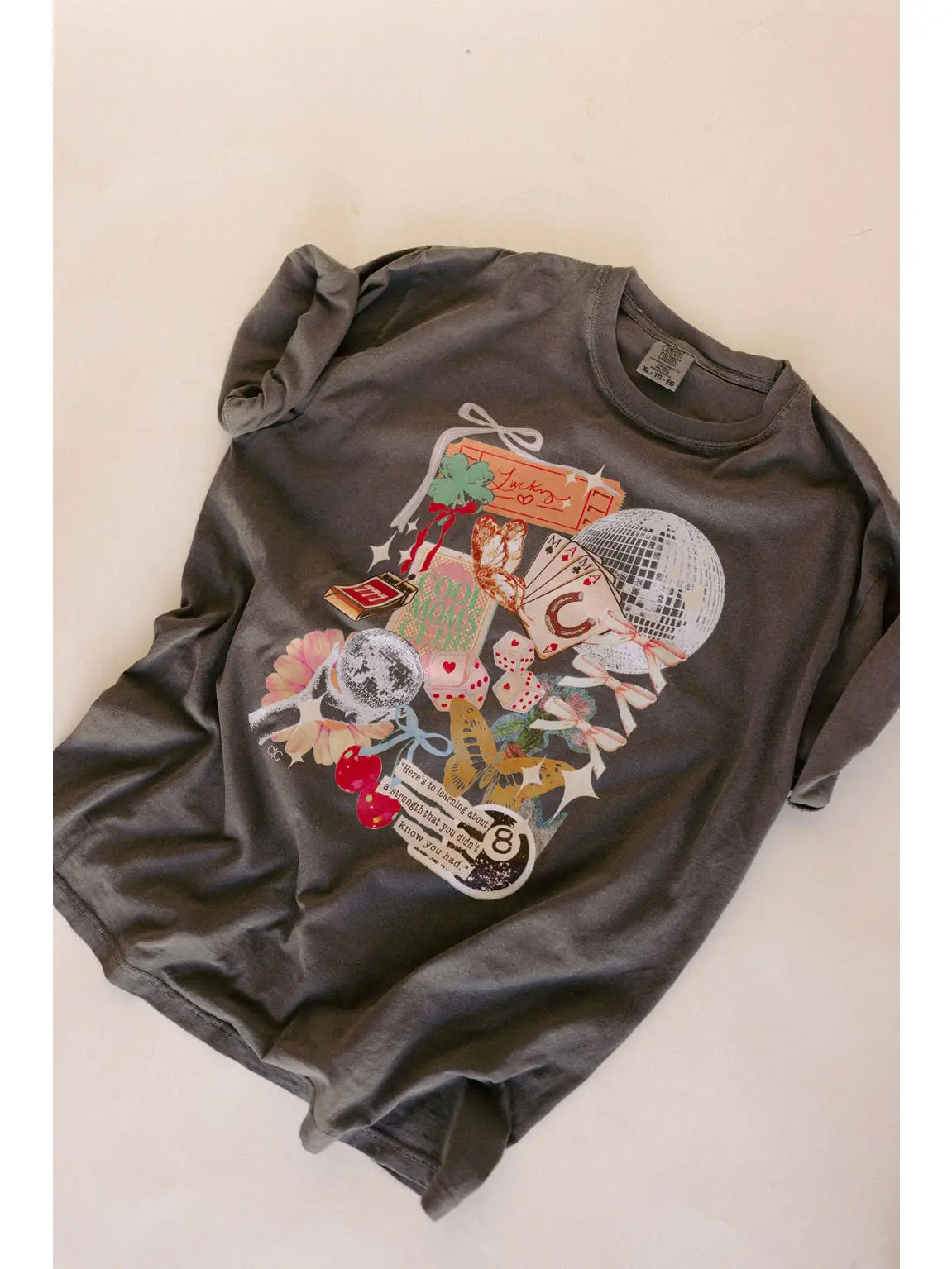Lucky mama collage tee