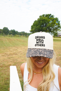 Drinks Well with Others - Luxe Leopard Trucker Hat
